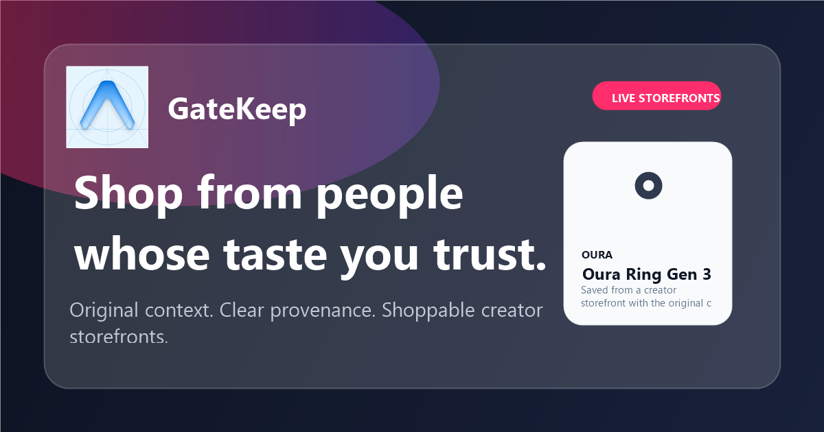 GateKeep - Taste you trust